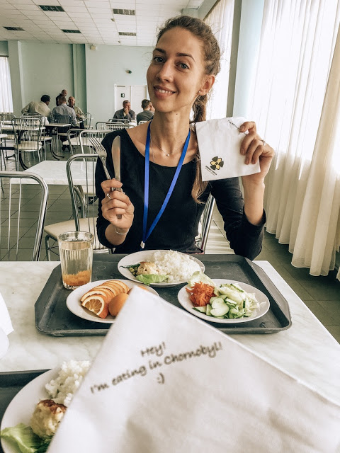 Lunch w kantynie Czarnobylu, blog podróże Malvina Dunder